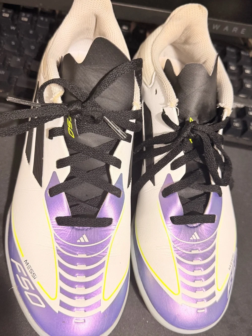 Adidas F50 League Messi TF Soccer Cleats Kids 6Y